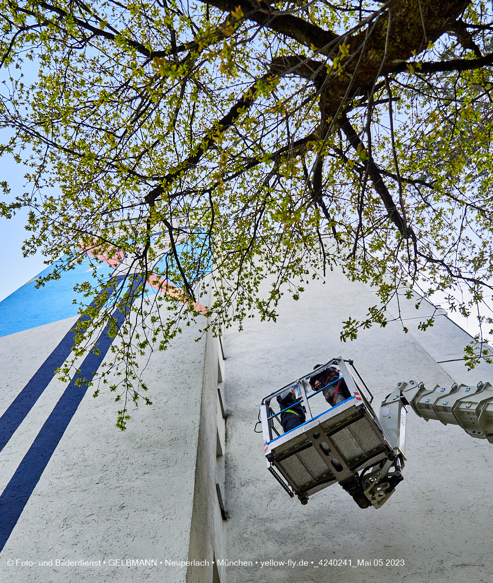 05.05.2023 - Graffiti am Karl-Marx-Ring 75 in Neuperlach